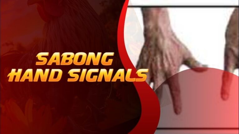 sabong hand signals